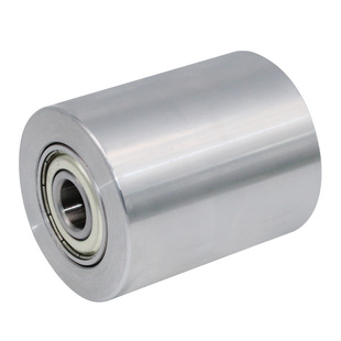 铝合金无动力滚筒金属从动轮带轴承惰轮流水线轨道导向辊