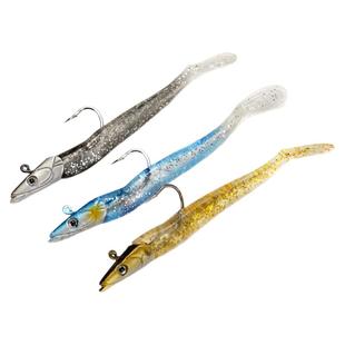 路亚饵包铅鱼19g13cm铅头钩软鱼T尾软饵仿生假饵鱼饵单钩防挂底