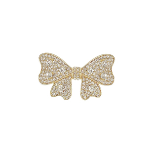 韩版发饰小号精致水钻蝴蝶结刘海发夹弹簧发卡带钻头饰发量少顶夹