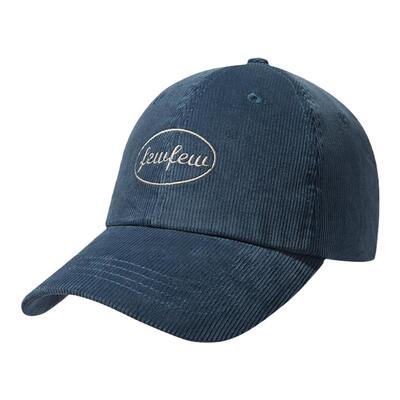 男女同款休闲百搭灯芯绒棒球帽