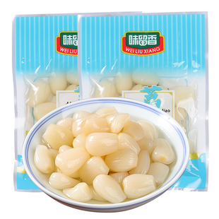 味留香水晶甜酸脆藠头湘阴教茭头荞头开胃下饭菜即食泡菜小包袋装