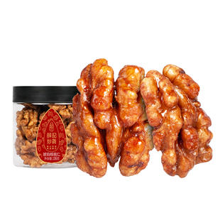 【满200-120】薛记炒货琥珀核桃仁100g/袋核桃仁带糖衣办公室零食