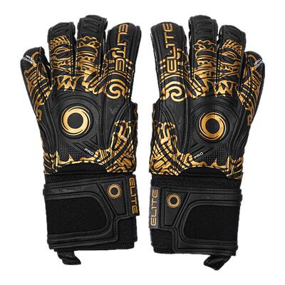 皇贝光环ELITE SPORT足球运动耐磨守门员带护指手套ORCA AZTECA