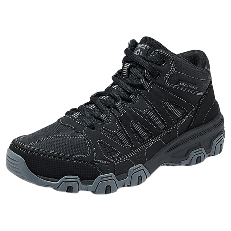 Skechers斯凯奇秋季男鞋复古户外高帮厚底增高舒适轻质运动休闲鞋