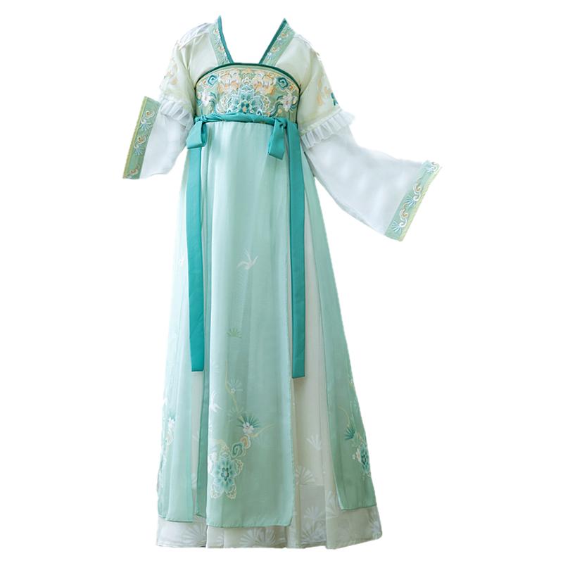 汉服男童女童2025春夏款儿童中国风古装国学服小学生开笔礼演出服