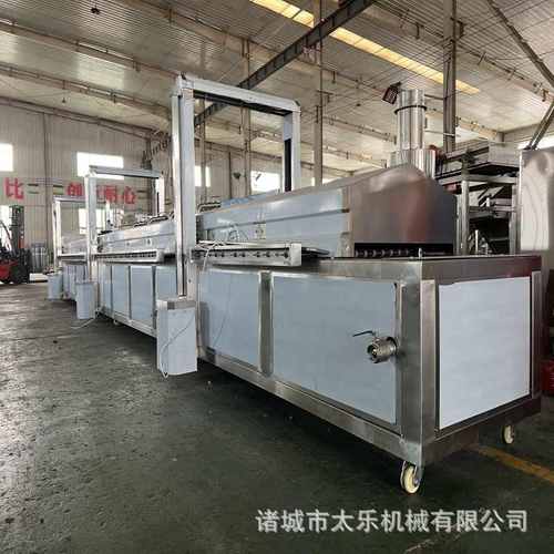 小龙虾油炸流水线带鱼刀鱼全自动油炸流水线皮皮虾油炸设备