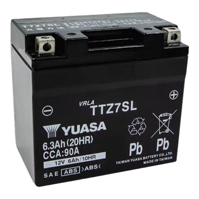 台湾yuasa汤浅摩托车电瓶蓄电池