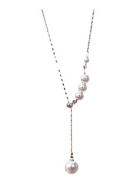 银奥999足银女生珍珠项链