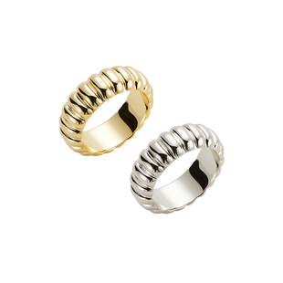 【限时四折秒杀】SOFTROOM刻纹素戒指轻奢高级感通勤百搭原创设计