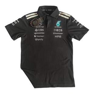 f1赛车服短袖 2026新款马石油夏季t恤透气速干刺绣骑行车队polo衫