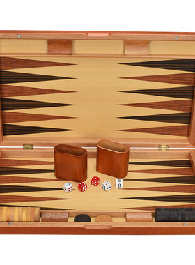 御圣双陆棋11/13/15/17/19寸木制百家乐西洋棋双陆棋游戏棋