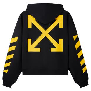 OFF-WHITE™情侣装新款连帽卫衣潮流动感油画图案装饰连帽衫