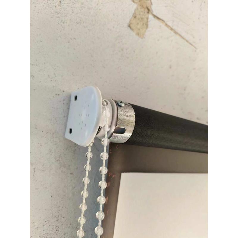 手拉卷帘投影幕布秒变电动幕布电动背景布电机和限位遥控一体配件