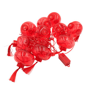 过年防水大红灯笼春节布置装饰彩灯2025阳台窗帘新年氛围灯家用灯