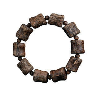 天然柬埔寨沉香手串随形保真老料节节高佛珠高端文玩木质手链女