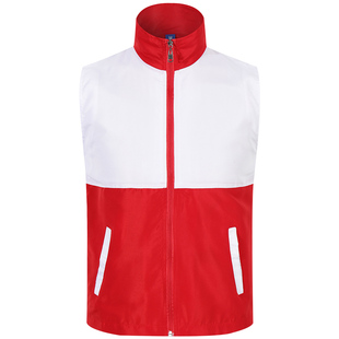 中国红十字会马甲背心定制志愿者服务工作服公益活动宣传印字logo