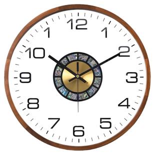 2025新款高级感高端现代客厅挂钟轻奢大气家用挂墙时钟表网红石英