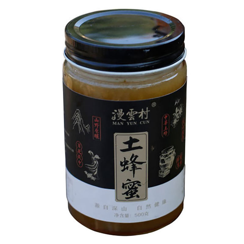 漫云村神农架原始森林野生土蜂蜜