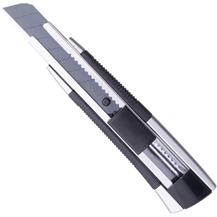 得力大号美工刀小号刀片美工刀裁纸刀壁纸刀大码刀架介刀工具刀金属墙裁纸刀片重型不锈钢工业用小刻刀拆快递