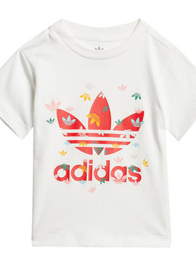 Adidas/阿迪达斯正品新款三叶草 TEE 婴童运动短袖T恤 FM6725