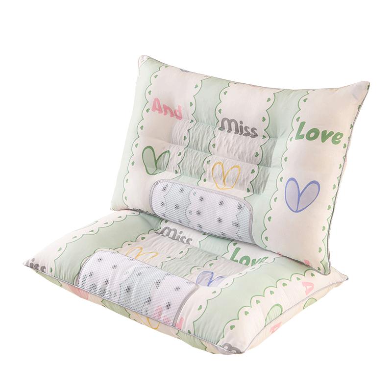 决明子枕头一对装单人护颈助眠枕头芯磁石按摩学生荞麦枕芯单只装