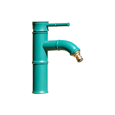 庭院花园户外水龙头蓝色竹节