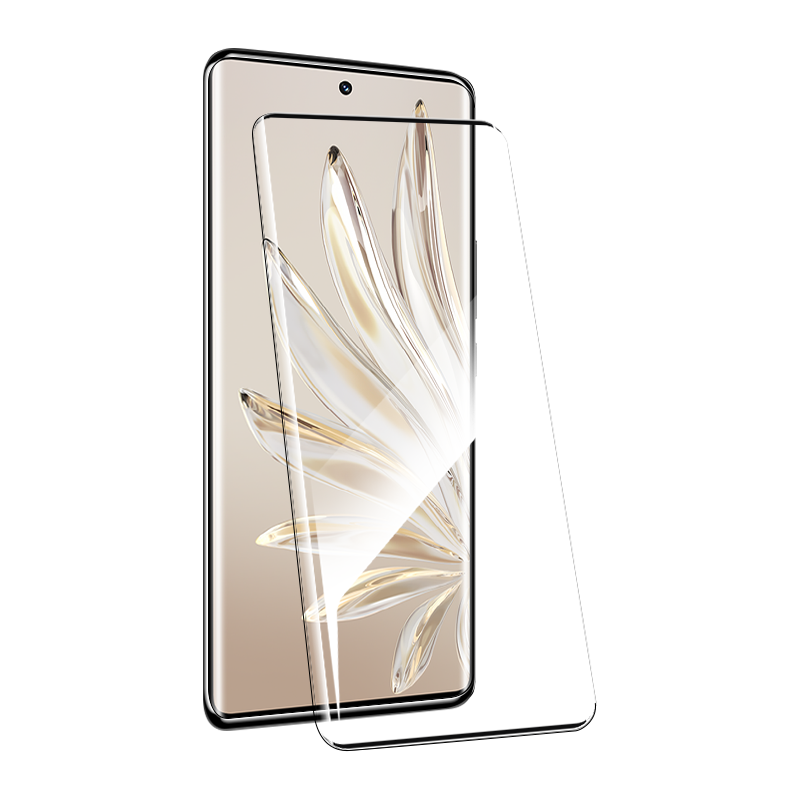 适用荣耀70钢化膜全屏覆盖honor70pro手机膜70pro+曲面玻璃膜高清护眼抗蓝光荣耀防摔防爆防指纹5G版保护贴膜
