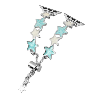 UHADA夏季新款彩色星星手链表带