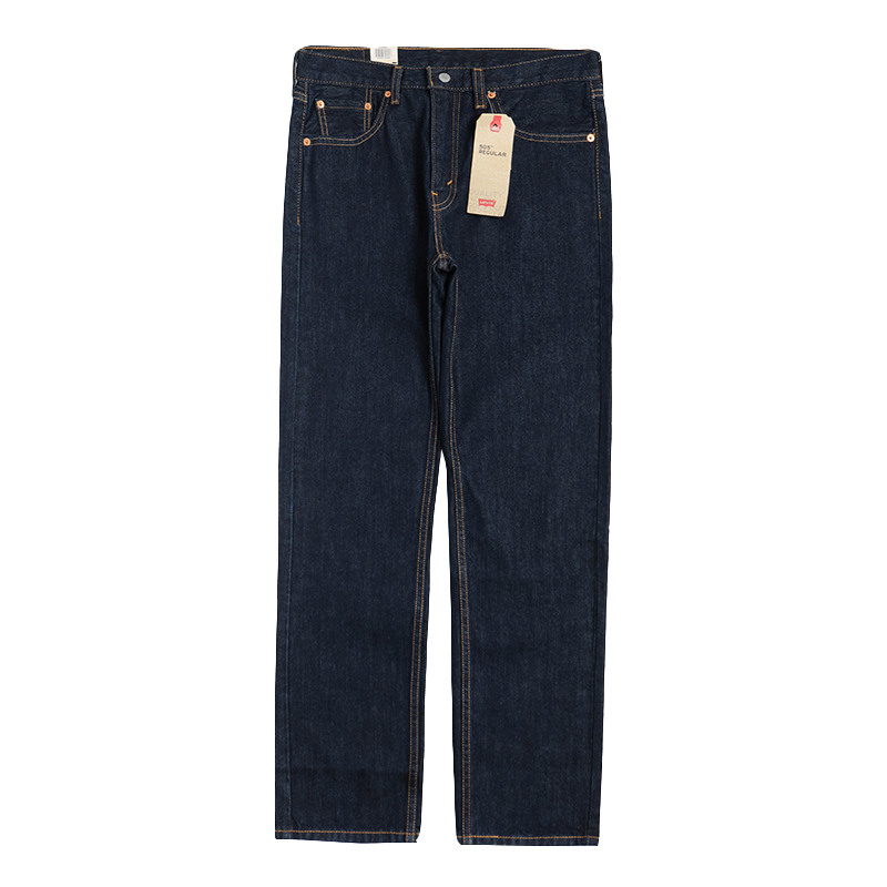 【自营】Levi’s/李维斯505经典原色直筒丹宁牛仔裤男士宽松长裤