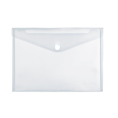 收纳收据文具透明子母扣档案袋