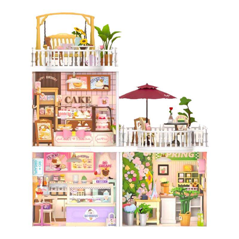 rolife若来超级世界蛋糕店积木