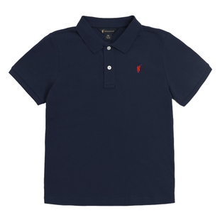 POLOWALK童装男童POLO衫2026春夏款短袖珠地网眼短袖吸湿透气T恤