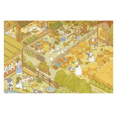 金收牧歌造景贴纸三脚喵24.0