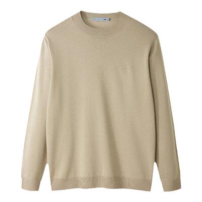 海澜之家舒适柔软圆领套头针织衫