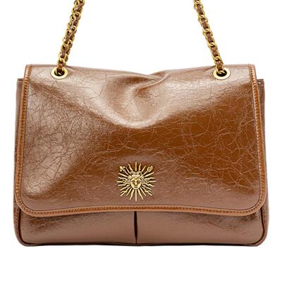 VH女包复古邮差包太阳神单肩包