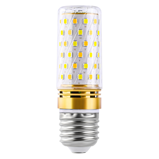 全光谱led玉米灯泡三色变光高显护眼家用E27E14螺口吊灯光源110V