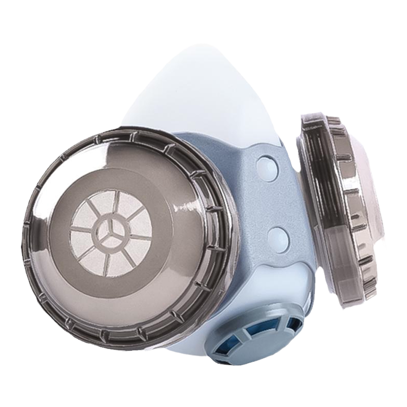 工业防粉尘面罩装修打磨喷漆农药煤矿电焊双滤盒高效过滤KN95棉