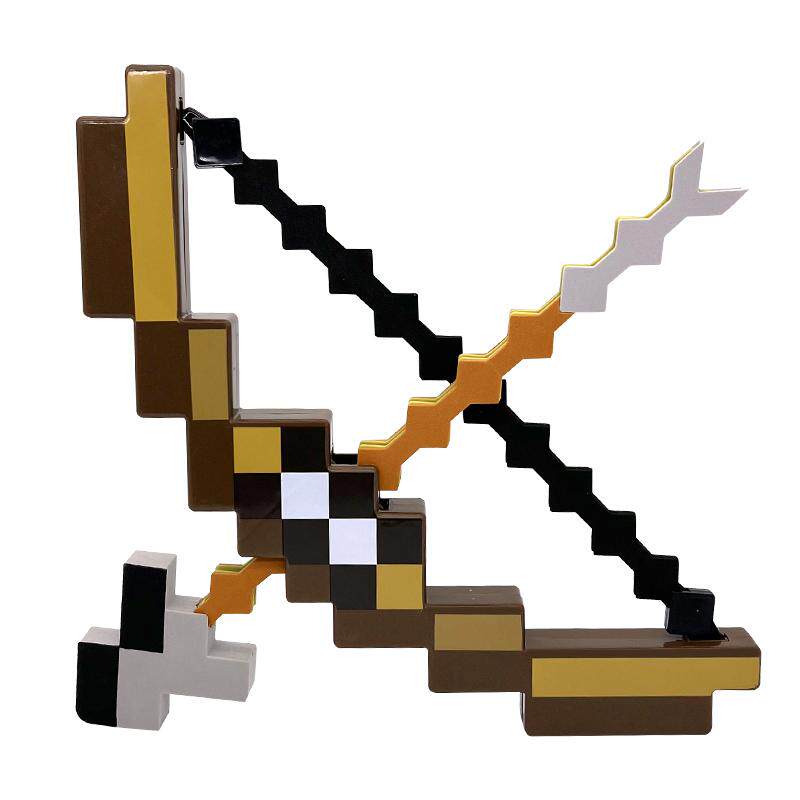 我的世界玩具武器mc游戏周边附魔激光钻石剑战神之刃装备模型弓箭