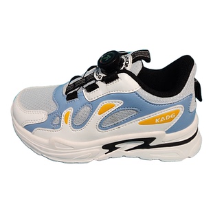 卡丁实体线下款非电商版男童春秋31-37码纽扣运动鞋防臭矫正