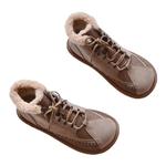 包邮外贸外贸新款秋季真皮马丁靴平跟短靴平底时装靴短筒女鞋靴子