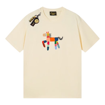 drew趣味2026新款小马印花百搭