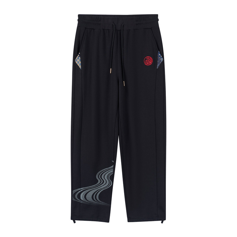 ONIARAI/鬼洗26秋新泥棒蓝三色金鱼樱花光变多袋针织裤男 N540190