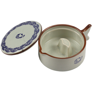 墨碟多功能陶瓷碟毛笔架笔洗笔搁水碟墨池文房四宝盛装墨汁用墨盒墨盘书法国画用古风笔舔学生用砚台初学者