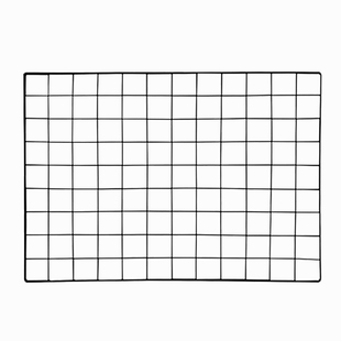 白色铁网网片网格超市置物架挂墙铁丝格子网幼儿园照片墙货架网架