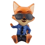 疯狂动物城蛋糕摆件装饰甜品台朱迪兔子狐尼克生日装扮插件推推乐