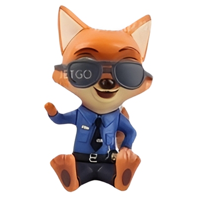 疯狂动物城蛋糕摆件装饰甜品台