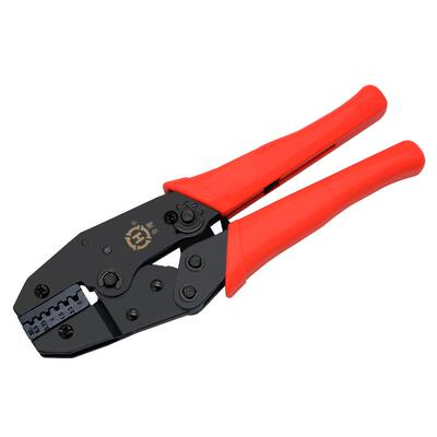 三堡棘轮式裸端子压线钳