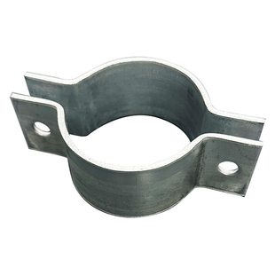 镀锌扁铁双面强力半圆C型指示牌定做加厚加强管箍广告电线杆抱箍