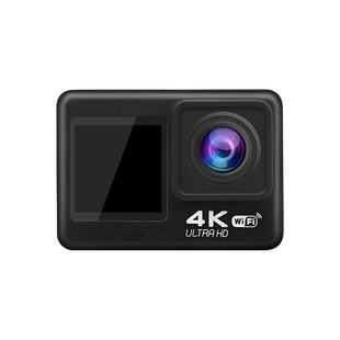 运动相机4K随身拍摄记录仪胸前固定摩托车防抖Vlog摄像机WIFI遥控