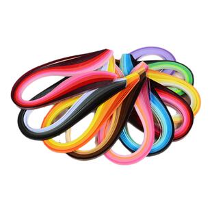 彩色衍纸条3/5mm7-10渐变色初学衍纸手工diy材料包画工具衍纸